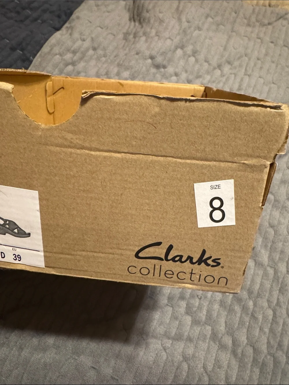 Clarks metallic bronze